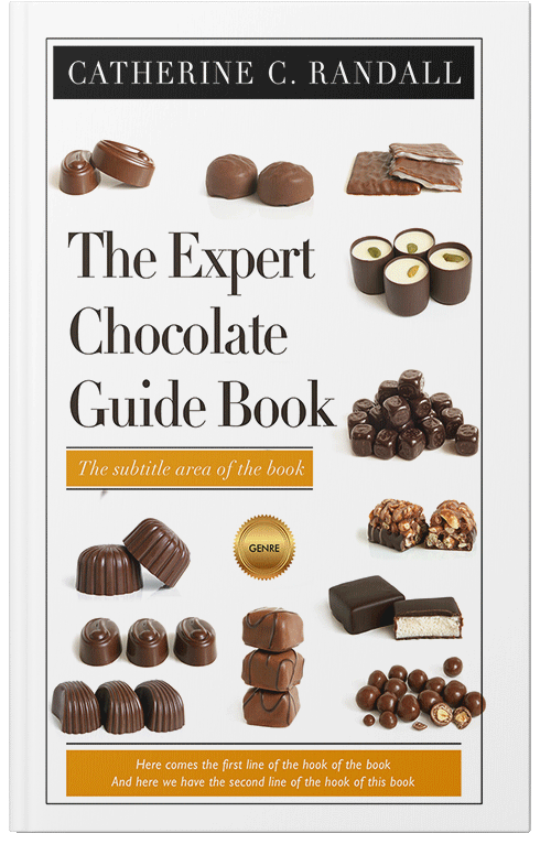 Front view of Premade Cookbooks & Food & Wine Book Cover - Copper