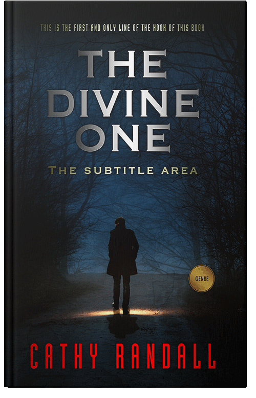 Front view of Premade Mystery & Thriller & Suspense Book Cover - Black