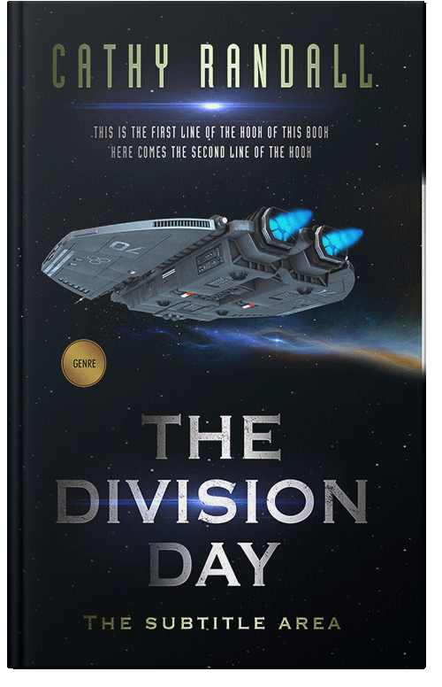 Front view of Premade Science Fiction Book Cover - Ebony