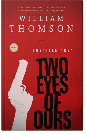 Premade Book Cover Milano Red