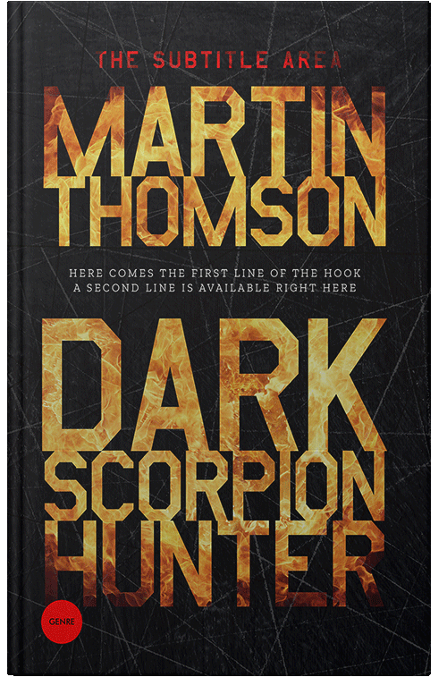 Front view of Premade Apocalyptica Book Cover - Tussock