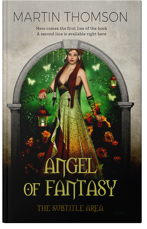 Front view of Premade Fantasy Book Cover - Eternity