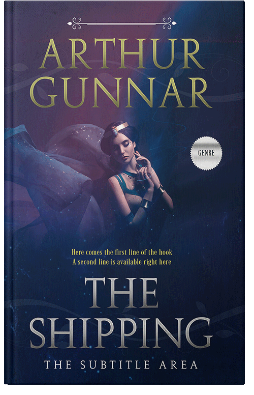 Front view of Premade Fantasy Book Cover - Port Gore