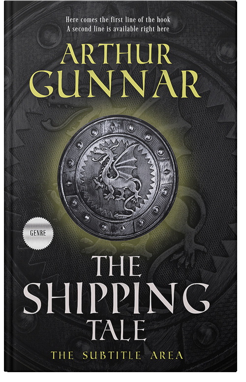 Front view of Premade Historical Book Cover - Cod Gray