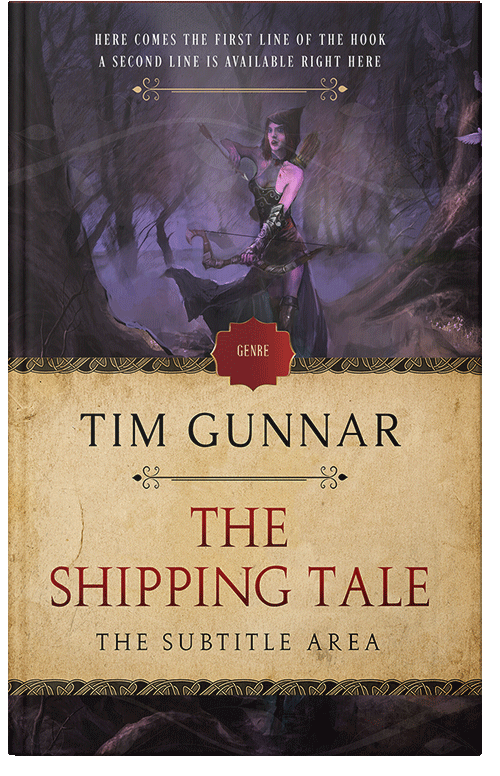 Front view of Premade Fantasy Book Cover - Zombie