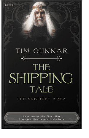 Pre Made Book Cover Cod Gray