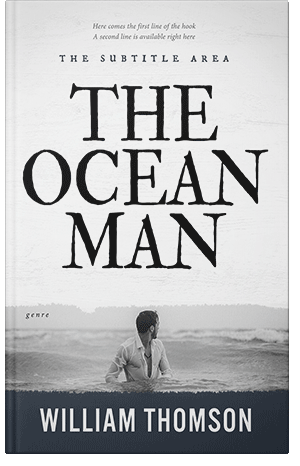 Premade Book Cover Shark