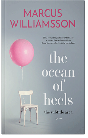 Premade Book Cover Hit Gray