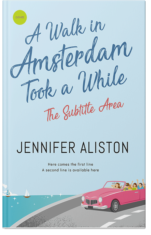 Front view of Premade Travel Book Cover - Link Water