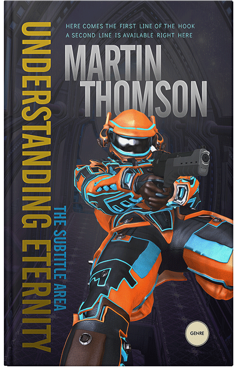 Front view of Premade Science Fiction Book Cover - Charade