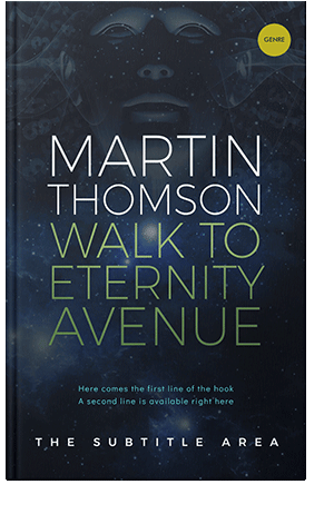 Pre Made Book Cover Ebony