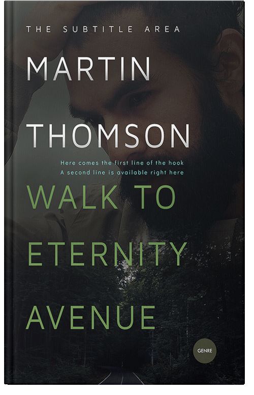 Front view of Premade Mystery & Thriller & Suspense Book Cover - Cod Gray