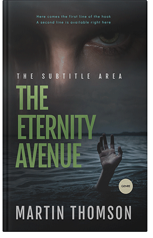 Premade Book Cover Shark
