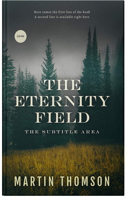 Front view of Premade Mystery & Thriller & Suspense Book Cover - Heavy Metal