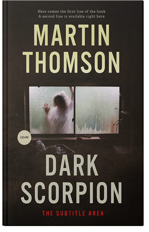 Front view of Premade Mystery & Thriller & Suspense Book Cover - Bison Hide