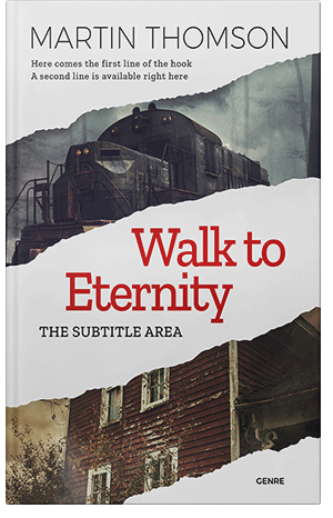 Premade Book Cover Quill Gray