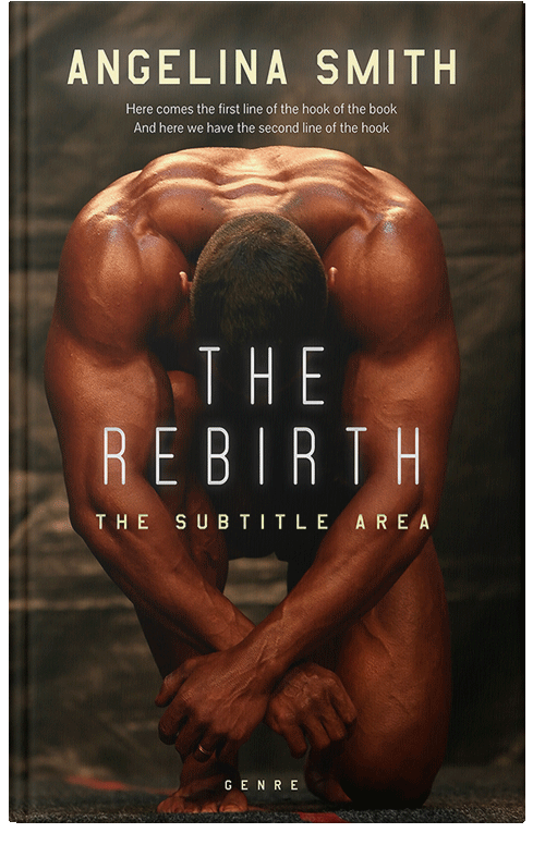 Front view of Premade Action & Adventure Book Cover - Coffee Bean