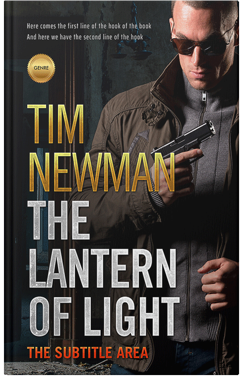 Front view of Premade Action & Adventure Book Cover - Sorrell Brown