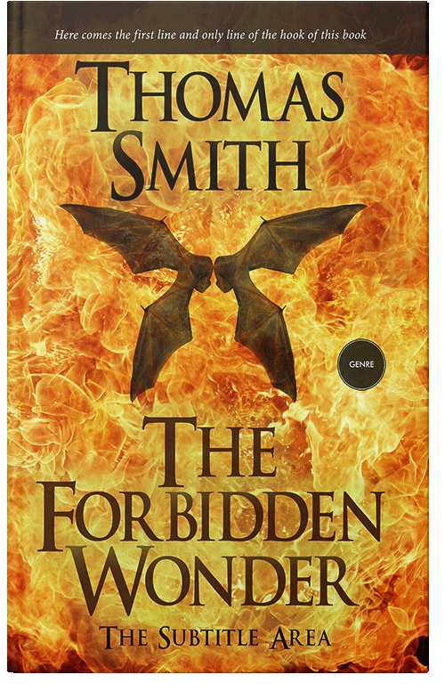 Front view of Premade Apocalyptica Book Cover - Tulip Tree