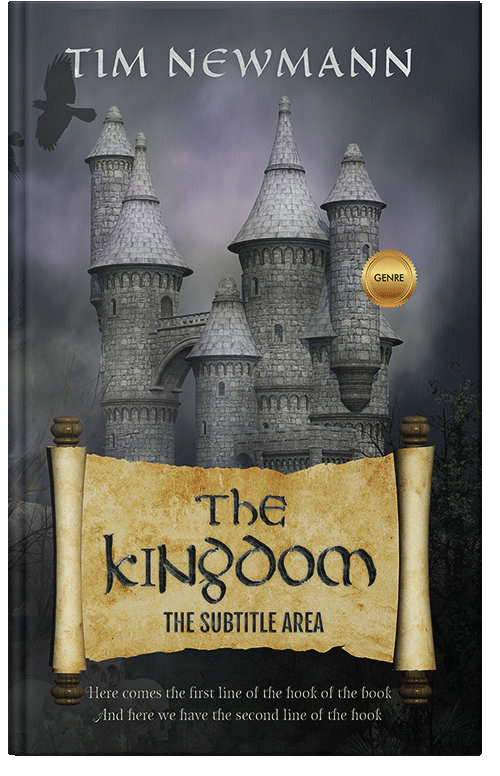 Front view of Premade Fantasy Book Cover - Mako