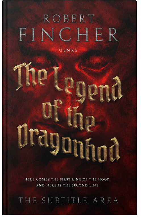 Front view of Premade Fantasy Book Cover - Wood Bark