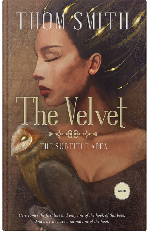 Front view of Premade Romance Book Cover - Quincy