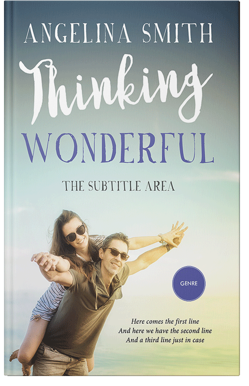 Front view of Premade Romance Book Cover - Periglacial Blue