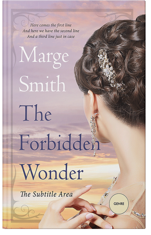 Front view of Premade Romance Book Cover - Wafer