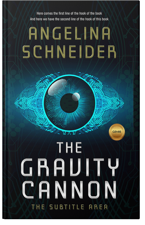 Front view of Premade Science Fiction Book Cover - Black Pearl