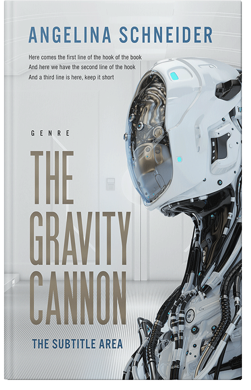 Front view of Premade Science Fiction Book Cover - Iron