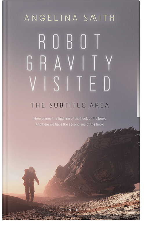 Front view of Premade Science Fiction Book Cover - Hurricane