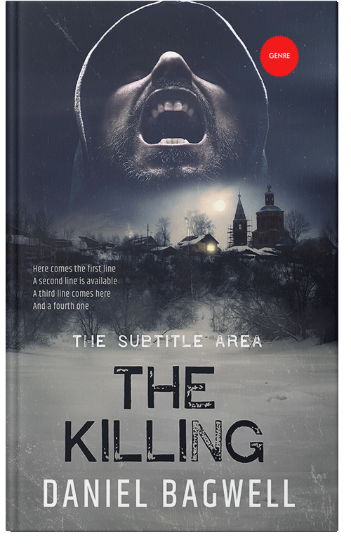 Front view of Premade Mystery & Thriller & Suspense Book Cover - Ebony Clay