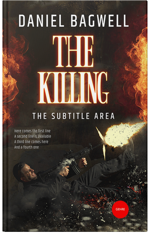 Front view of Premade Mystery & Thriller & Suspense Book Cover - Oil