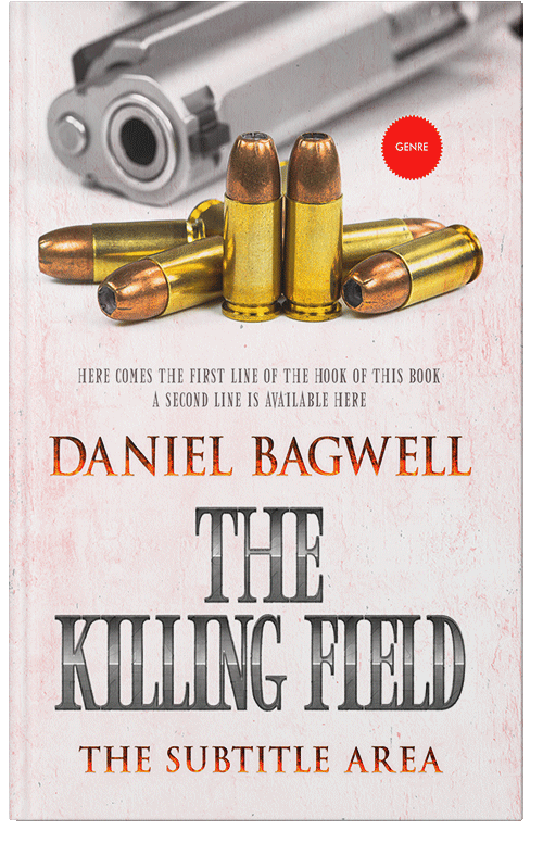 Front view of Premade Mystery & Thriller & Suspense Book Cover - Dawn Pink