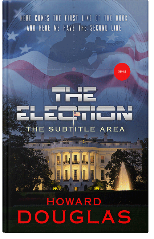 Front view of Premade Action & Adventure Book Cover - East Bay