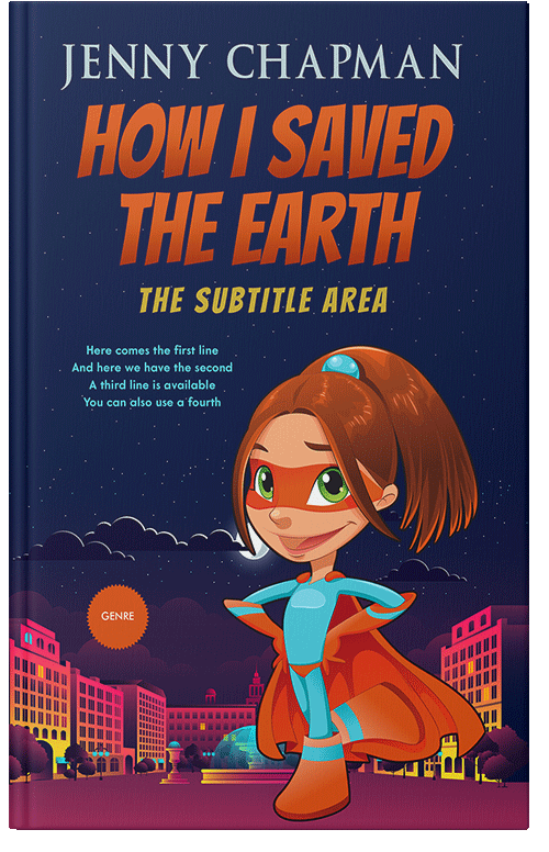 Front view of Premade Teen & Young Adult Book Cover - Bunting