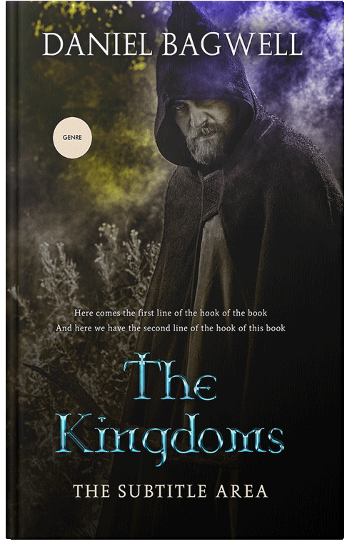 Front view of Premade Fantasy Book Cover - Zeus