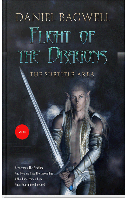 Front view of Premade Fantasy Book Cover - Bunker