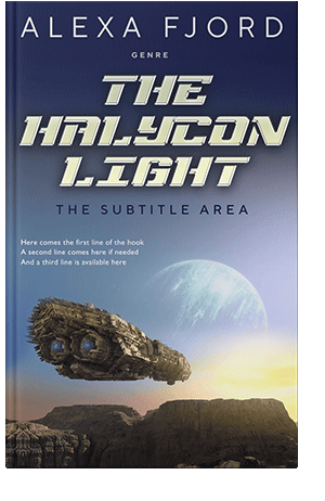 Pre Made Book Cover Ebony Clay