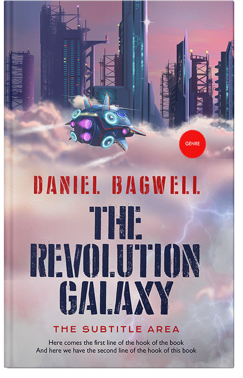 Front view of Premade Science Fiction Book Cover - Maverick