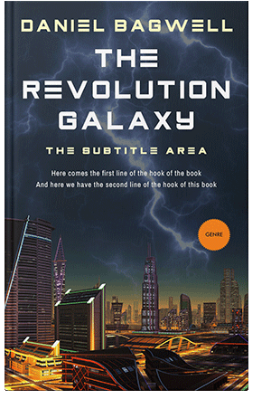 Pre Made Book Cover Ebony Clay