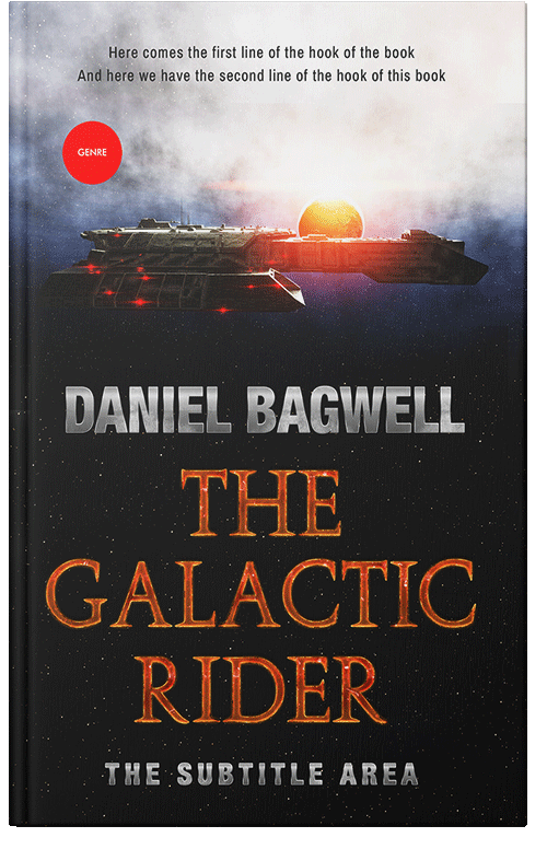 Front view of Premade Science Fiction Book Cover - Cod Gray