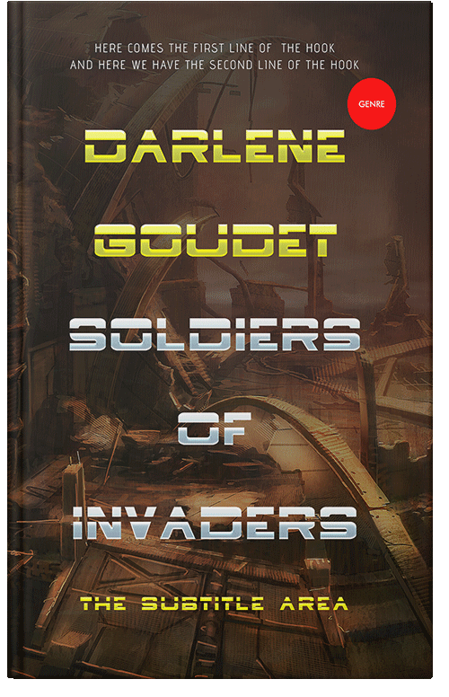 Front view of Premade Science Fiction Book Cover - Black Marlin