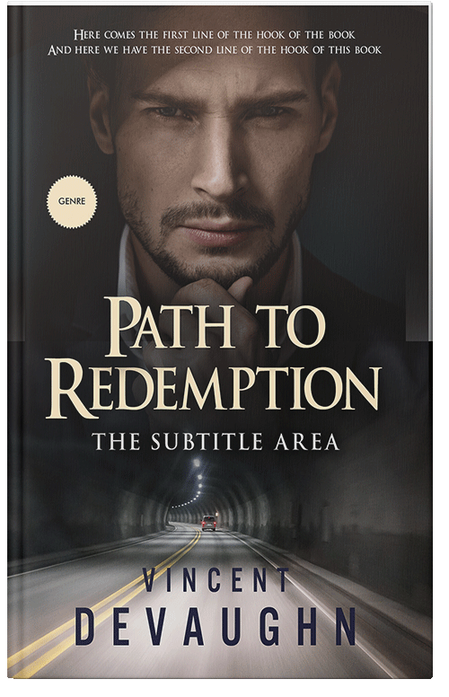 Front view of Premade Business Book Cover - Mine Shaft