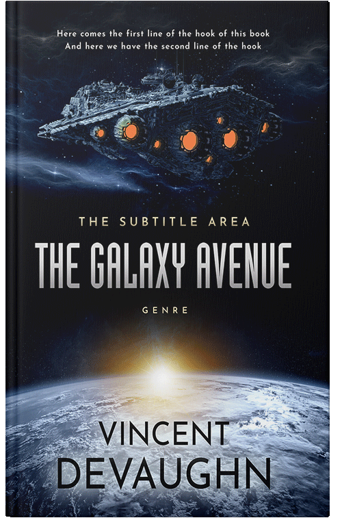 Front view of Premade Science Fiction Book Cover - Vulcan
