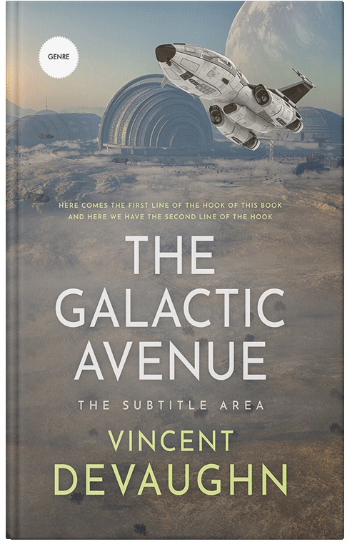 Front view of Premade Science Fiction Book Cover - Friar Gray