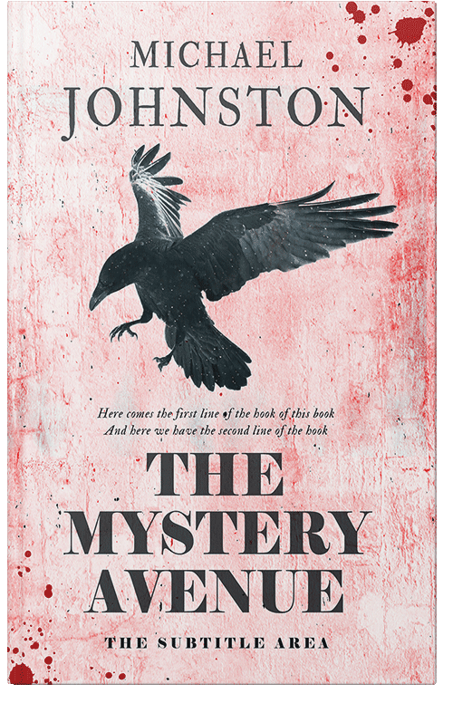 Front view of Premade Horror Book Cover - Outer Space