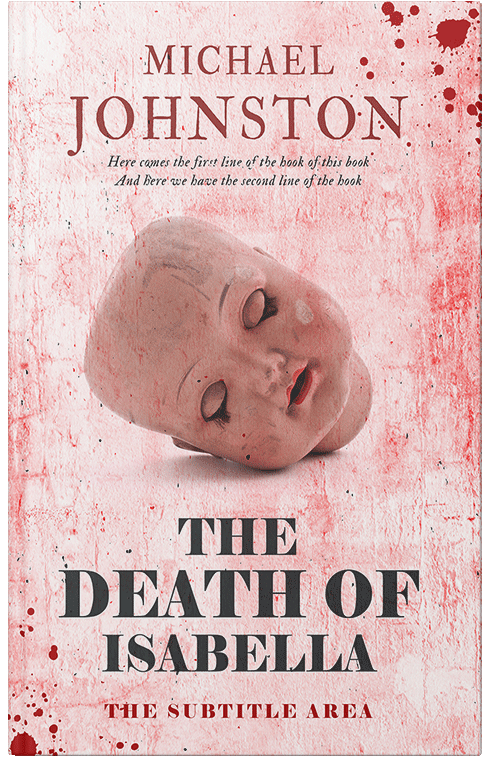 Front view of Premade Horror Book Cover - Cherub