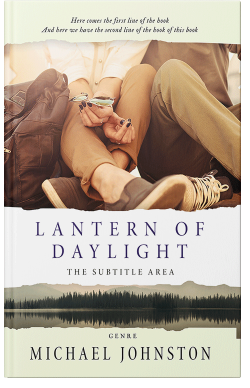 Front view of Premade Romance Book Cover - Cocoa Brown