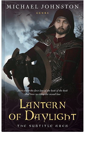 Pre Made Book Cover Cocoa Brown